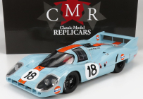 Cmr Porsche 917lh 4.9l Team John Wyer Automotive Engineering Ltd. N 18 24h Le Mans 1971 P.rodriguez - J.oliver 1:12 Světle Modrá Oranžová