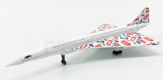 Corgi Aerospatiale Concorde Airplane 1969 - 18.0 Cm X 8.5 Cm 1:100 Bílá