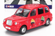 Corgi Austin London Taxi Lti Tx4 2007 - The Beatles - Christmas Taxi 1:36 Tmavě Růžová