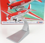 Corgi Douglas Dakota Dc-3 Airplane Coca-cola 1941 1:144 Červená Bílá Stříbrná