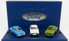 Corgi Ford england Coffret Box Set 3x 1970s Ford Rs Collection 1:43