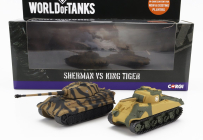 Corgi Tank Set 2x Sherman + King Tiger 1945 1:87 Vojenská Kamufláž