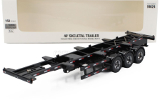 Dm-models Accessories Trailer For Truck - Rimorchio Trasporto Container 1:50 Black