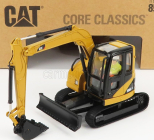 Dm-models Caterpillar Cat308c Cr Escavatore Cingolato - Tractor Hydraulic Mini Excavator 1:50 Žlutá Černá