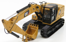 Dm-models Caterpillar Cat320 Escavatore Cingolato - Tractor Hydraulic Excavator - Next Generation 1:50 Žlutá Černá