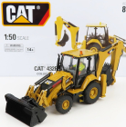 Dm-models Caterpillar Cat432f2 Bagr a nakladač 2v1 1:50, žlutá