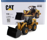 Dm-models Caterpillar Cat938 Ruspa Gommata - Scraper Tractor Wheel Loader 1:50 Žlutá Černá