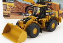 Dm-models Caterpillar Cat982m Ruspa Gommata - Scraper Tractor Wheel Loader 1:50 Žlutá Černá