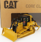 Dm-models Caterpillar Catd6r Xl Track Dozer Ruspa Cingolata - Scraper Type Tractor 1:50 Žlutá Černá