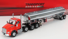 Dm-models Kenworth T880 Truck With Fd9300/dt-c4 Tanker Petroleum 1990 1:50 Červený Chrom