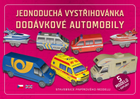 Dodávkové automobily 1. díl - 5 papírových modelů + doplňky