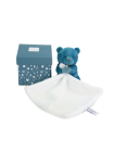 Doudou Můj malý medvídek 10 cm modrý
