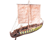 Dušek Vikingská loď Gokstad 1:72 kit