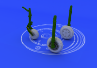 Ed648103 MiG-21F wheels 1/48
