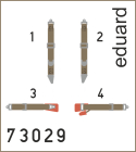 Ed73029 SeatbeltsAvia B.534  SUPER FABRIC 1/72
