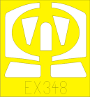 EdEX348 Flexible Mask F-84 1/48