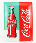 Edicola Accessories 3d Metal Plate - Coca-cola Bottle Limited 1:1 Červená Zelená Bílá