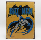 Edicola Accessories Metal Plate - Batman Retro 1:1 Žlutá Modrá Černá