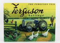 Edicola Accessories Metal Plate - Massey Ferguson Tractor Heritage Te20 1:1 Různé