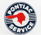 Edicola Accessories Metal Plate - Pontiac Authorized Service 1:1 Modrá Bílá Červená