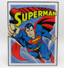 Edicola Accessories Metal Plate - Superman Retro 1:1 Modrá Červená Žlutá