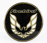 Edicola Accessories Metal Round Plate - Firebird Gm 1:1 Černá Zlatá Bílá