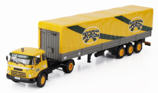Edicola Barreiros Super Azor Truck Telonato Kas Transports 1967 - Without Card Box 1:43 Žlutá