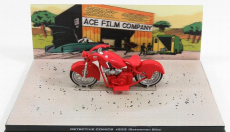 Edicola Batman Batwoman Bike - Motorcycle - Detective Comics 233 1:43 Červená Stříbrná Bílá