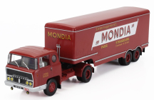 Edicola Bernard Tda180 Truck Demenagements Mondia Transports 1960 - Without Card Box 1:43 Red