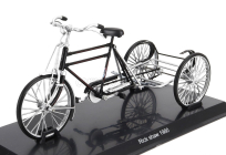 Edicola Bicicletta Rick Shaw Bicycle 1980 1:15 Černá Stříbrná