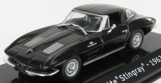 Edicola Chevrolet Corvette Stingray 1963 - Con Vetrina - With Showcase 1:43 Black