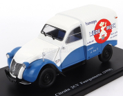 Edicola Citroen 2cv Van Fourgonette Mere Picon 1958 - Without Card Box - Senza Scatola 1:24 Bílá Modrá