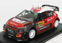 Edicola Citroen C3 Wrc Abu Dhabi N 7 Rally Rac Catalunya Costa Durada 2017 K.meeke - P.nagle 1:24 Černá Šedá Bílá