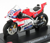 Edicola Ducati Gp16 Team Ducati N 4 Season Motogp 2016 Andrea Dovizioso - Damage Display Box 1:24 Červená Bílá