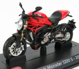 Edicola Ducati Monster 1200s 2014 - Damage Display Box 1:24 Červená Černá
