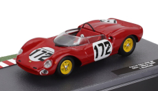 Edicola Ferrari 206sp Dino Spider Team Scuderia Ferrari Sefac N 172 Winner Ollon Villars 1965 Ludovico Scarfiotti 1:43 Red