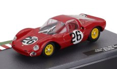 Edicola Ferrari 206sp Dino Spider Team Scuderia Ferrari Sefac N 26 Winner Trento-bondone 1965 Ludovico Scarfiotti 1:43 Red