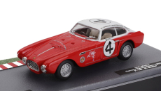Edicola Ferrari 340 Mexico Vignale Coupe N 4 Rally Carrera Panamericana 1953 Phil Hill - Richie Ginther 1:43 Červená Bílá