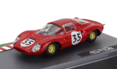 Edicola Ferrari Dino 206 Coupe N 35 1000km Monza 1966 Lorenzo Bandini - Ludovico Scarfiotti 1:43 Red