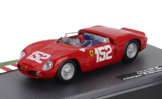 Edicola Ferrari Dino 246sp Spider N 152 Winner Targa Florio 1962 Ricardo Rodriguez - Willy Mairesse - Olivier Gendebien 1:43 Red
