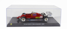 Edicola Ferrari F1  126 C2 N 28 Season 1982 Mario Andretti - Con Vetrina - With Showcase 1:24 Red