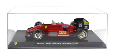 Edicola Ferrari F1  156-85 N 27 Season 1985 Michele Alboreto - Con Vetrina - With Showcase 1:24 Červená Černá