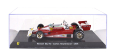 Edicola Ferrari F1  312 T2 N 35 Season 1976 Carlos Reutemann - Con Vetrina - With Showcase 1:24 Red