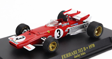 Edicola Ferrari F1  312b N 3 Season 1970 Jacky Ickx 1:43 Červená Bílá