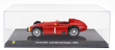 Edicola Ferrari F1  D50 N 1 World Champion Season 1956 Juan Manuel Fangio - Con Vetrina - With Showcase 1:24 Red