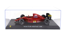 Edicola Ferrari F1  F1-90 N 1 Season 1990 Alain Prost - Con Vetrina - With Showcase 1:24 Červená Černá