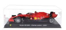 Edicola Ferrari F1  Sf1000 Team Scuderia Ferrari Mission Winnow N 16 Season 2020 Charles Leclerc - Con Vetrina - With Showcase 1:24 Matt Red