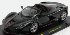 Edicola Ferrari Laferrari Aperta Spider 2016 - Con Vetrina - With Showcase 1:24 Black Met