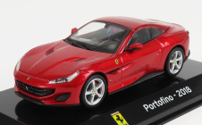Edicola Ferrari Portofino 2018 - Con Vetrina - With Showcase 1:43 Red