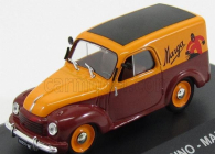 Edicola Fiat 500 C Van Furgoncino Marga 1950 1:43 Žlutě Hnědá